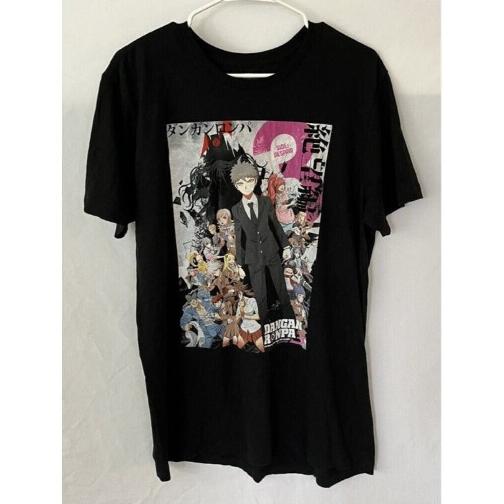 Dangan Ronpa 3 Black Retro Anime Manga Graphic Official Funimation Size Large